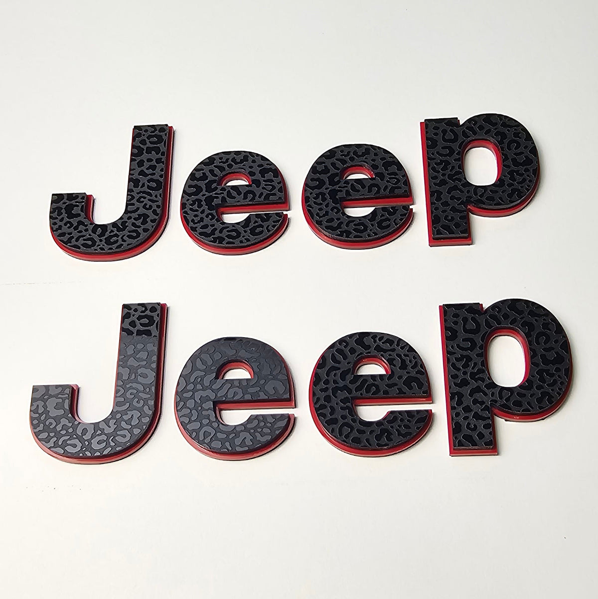 leopard print Jeep Fender Badge 2018-2025 Jeep Wrangler JL and 2020-2025 Jeep Gladiator JT