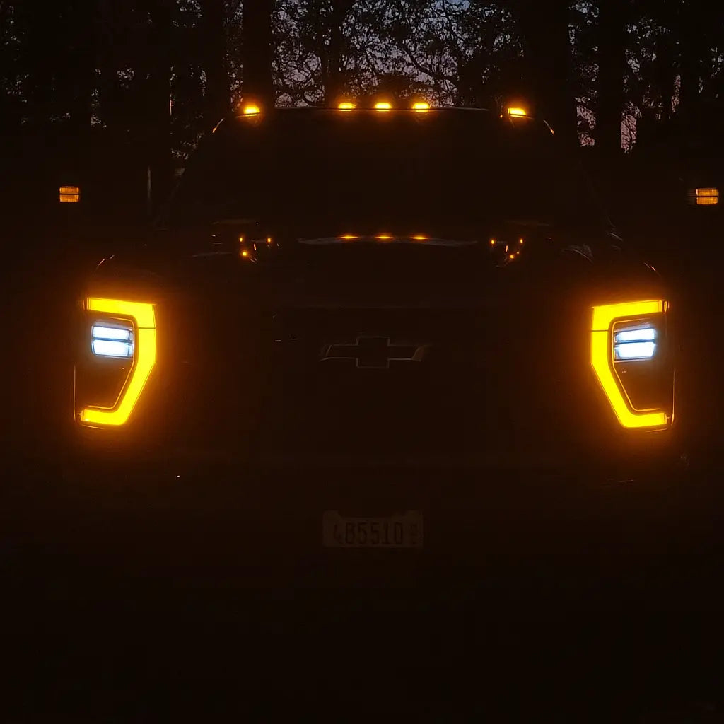 2024-2027 Chevy Silverado HD Amber DRL Kit - Image 15