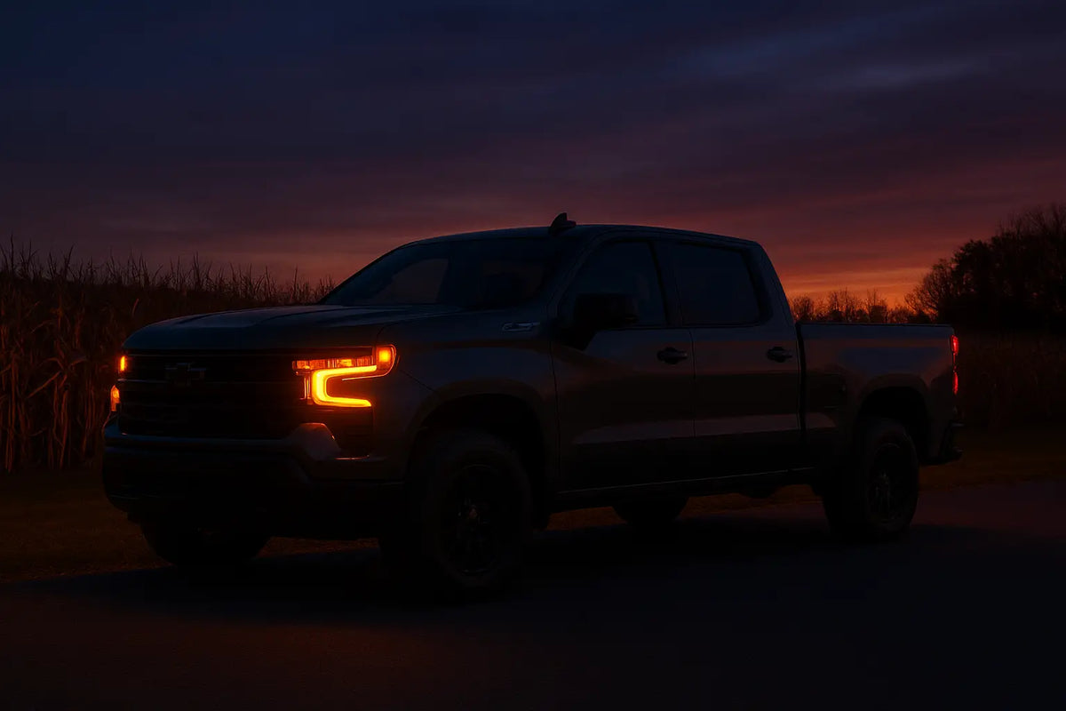 Chevy Silverado amber drl kit