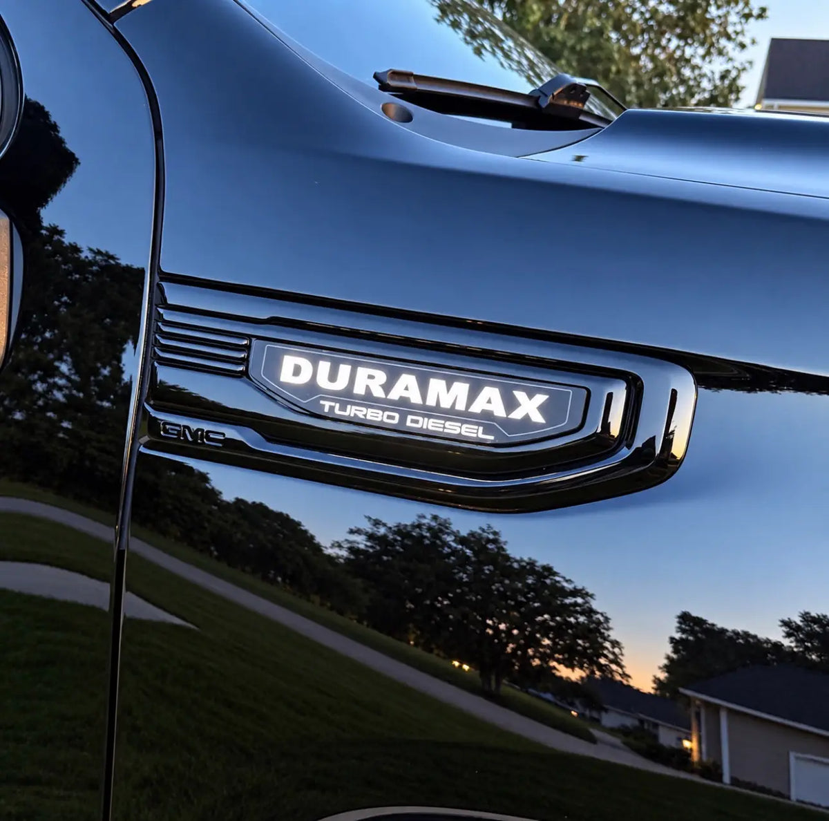 sierra illuminated fender badge