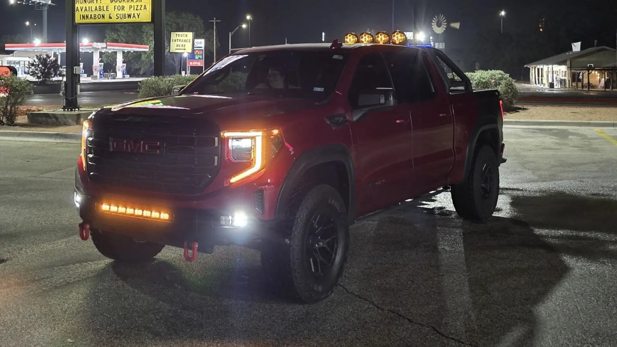 2022-2026 GMC Sierra 1500 Amber DRL kit - Image 14