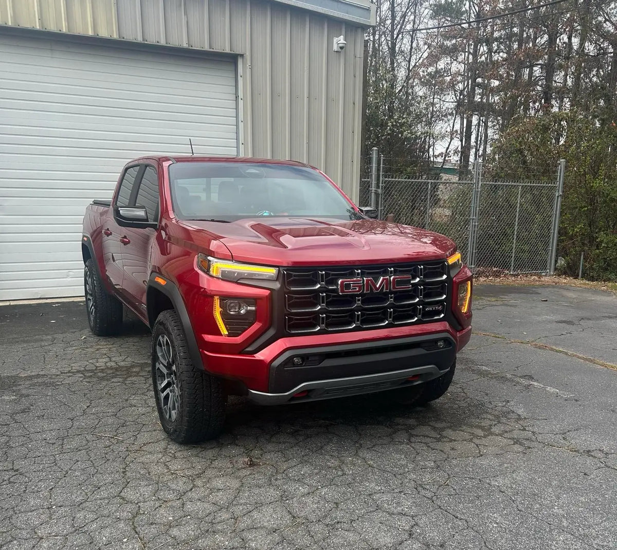 red gmc canyon