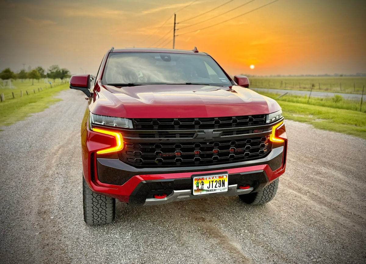 silverado amber drl parklight override mod