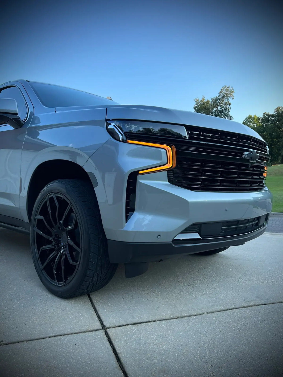 tahoe amber drl parklight override modification
