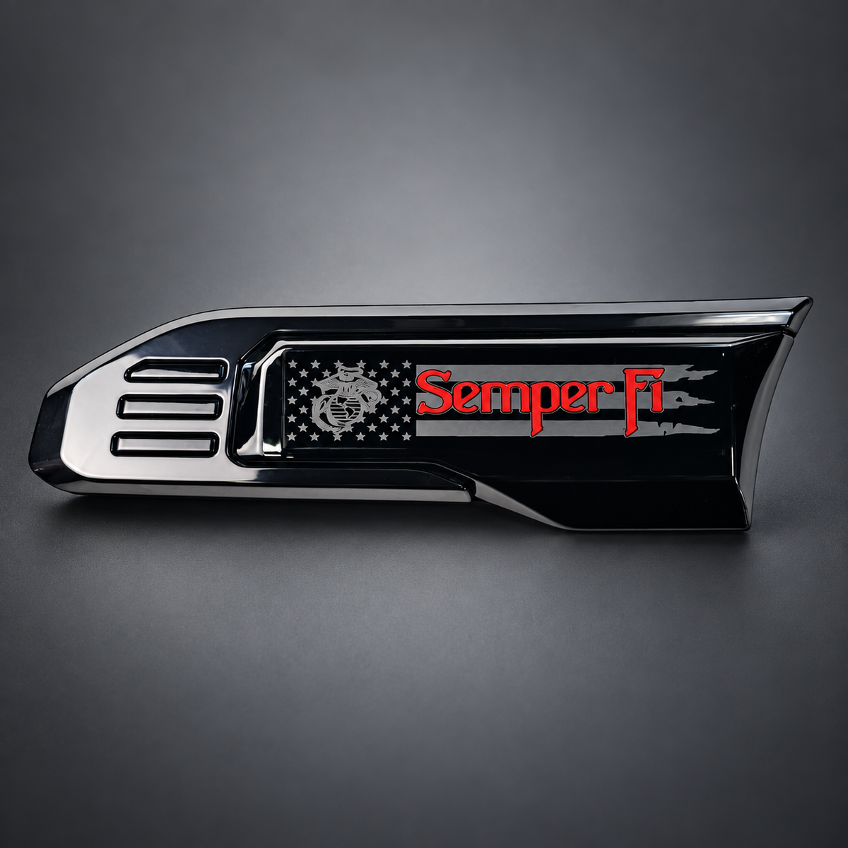 Semper Fi Fender Inserts for 2019–2027 GMC Sierra HD (Pair)