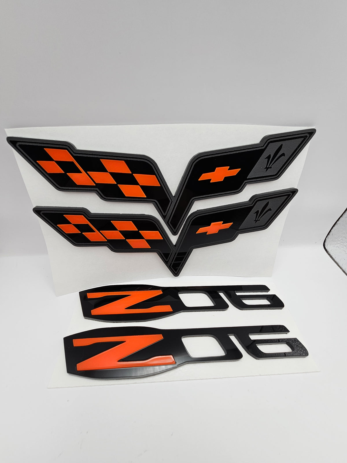 C6 Z06 emblems. Multiple colors available