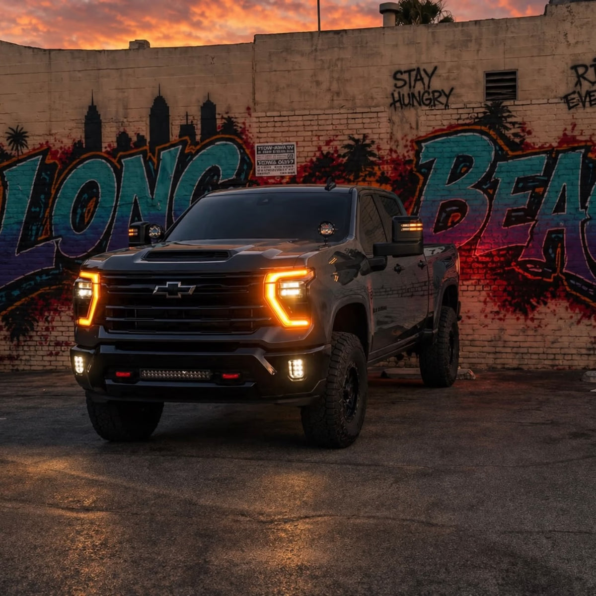 Silverado HD amber DRL