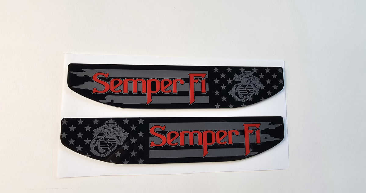 Semper Fi Fender Inserts for 2019–2026 GMC Sierra 1500 | Pair