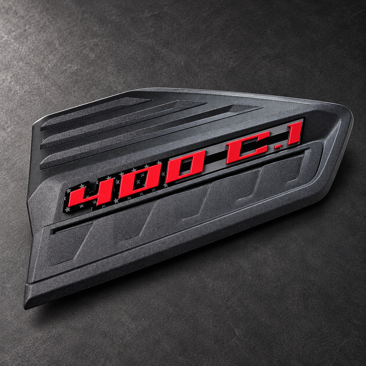 400 C.I. Custom Hood Vent Emblem for 2020–2026 Chevy Silverado 2500HD & 3500HD