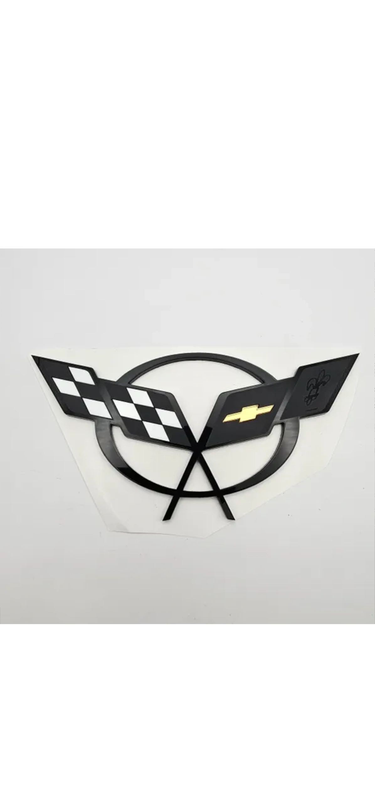C5 corvette emblems sold as a set W/ or without Outer ring