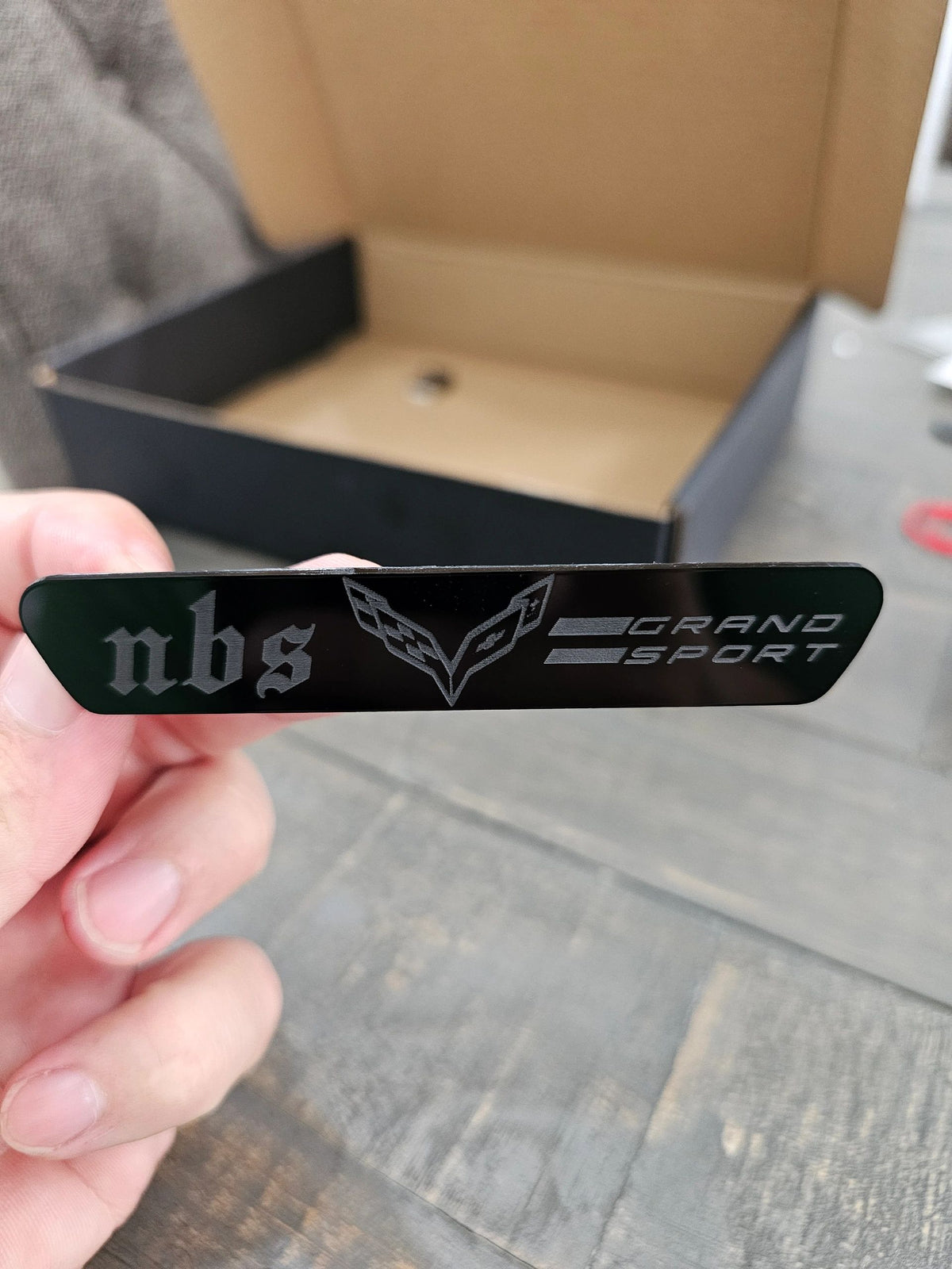 corvette dash plaque