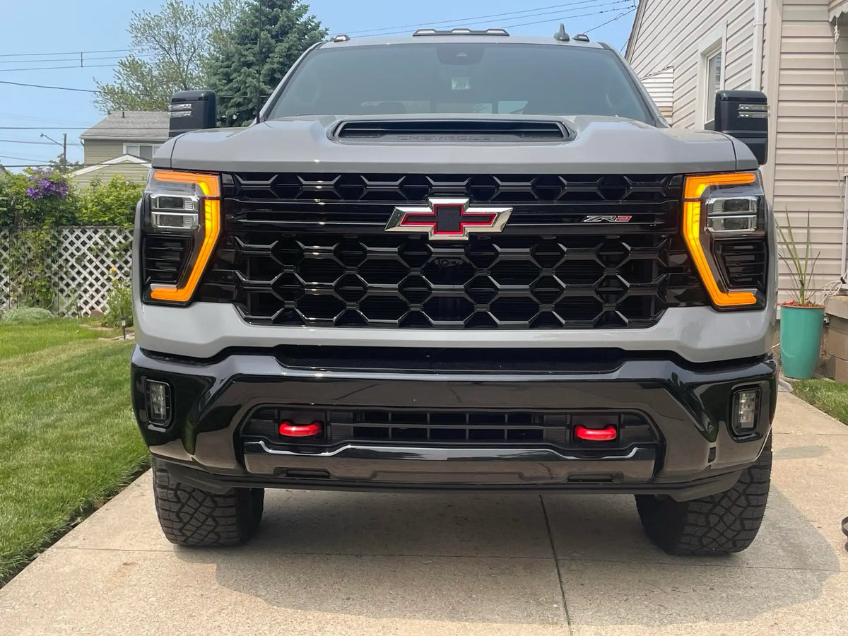silverado amber drl parklight override mod