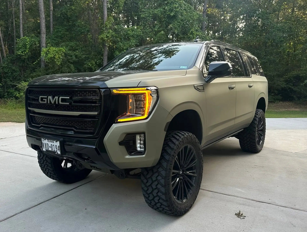 amber drl parklight override mod lifted yukon
