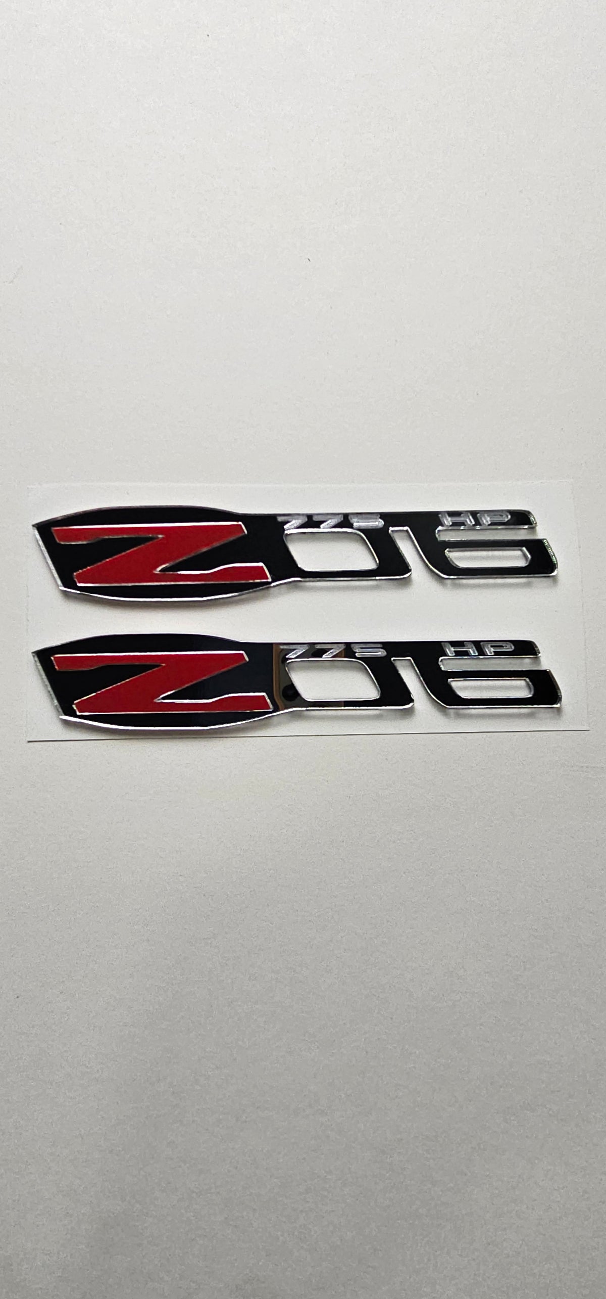 C6 Z06 emblems. Multiple colors available